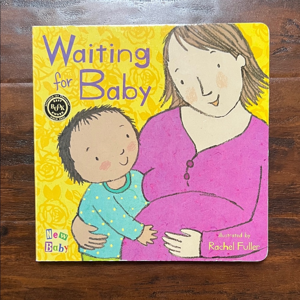 5/$10 Kids Book | Waiting for Baby Board Book by Rachel Fuller